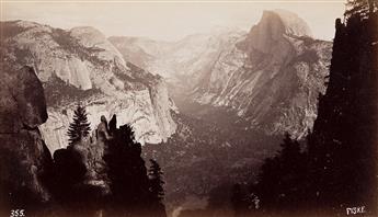 GEORGE FISKE (1835-1918) Views of Yosemite, a suite of 27 photographs. Circa 1884.